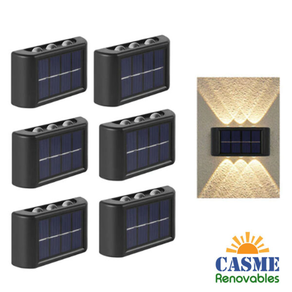 LUMINARIA SOLAR DE PARED