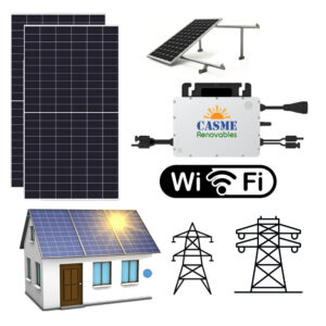 Kit Solar Interconectado A Cfe 500kwh Bimestral Gris 120v 220v